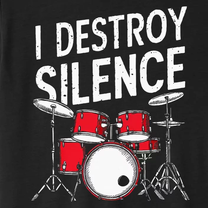 Drums & Percussion Rock Music Drummer Gift ChromaSoft Performance T-Shirt