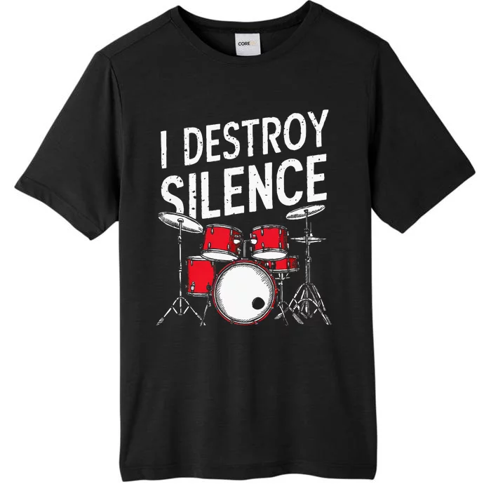 Drums & Percussion Rock Music Drummer Gift ChromaSoft Performance T-Shirt