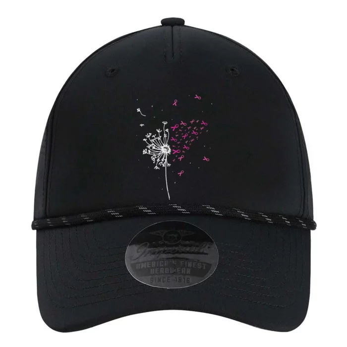 Dandelion Pink Ribbon Cool Breast Cancer Awareness Gifts Performance The Dyno Cap