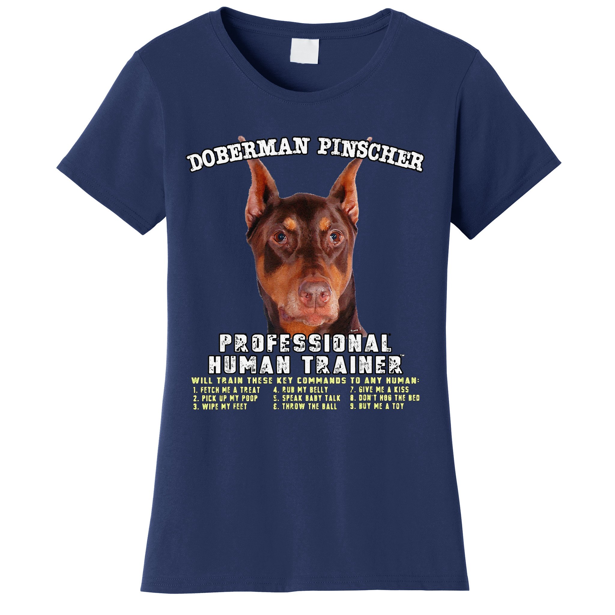 Custom Doberman Weightlifting Shirt For Men Women Boys Girls Kids