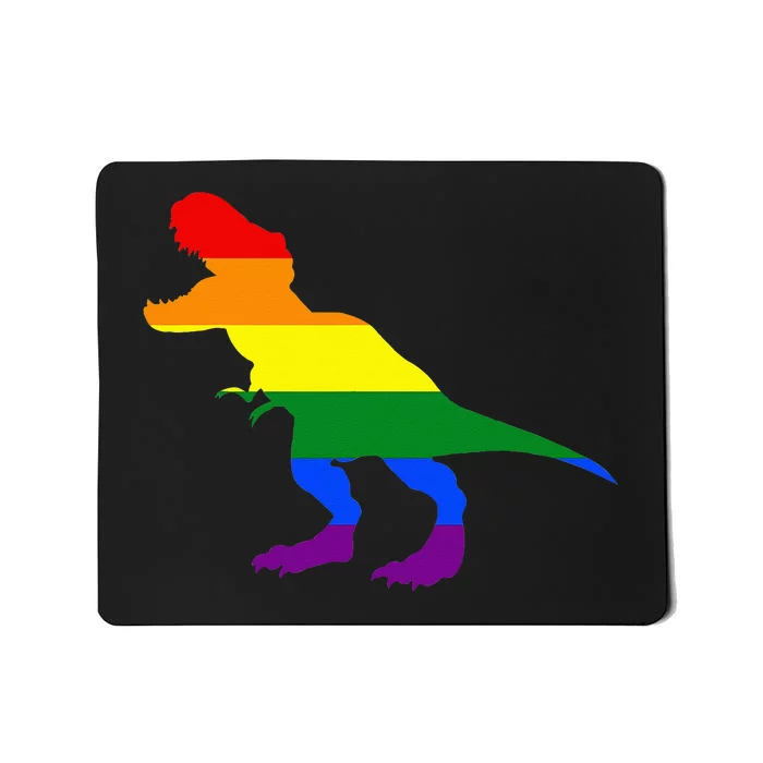 Dino Pride Rainbow Flag LBGT Pride Month Gift Mousepad