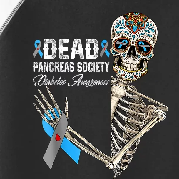 Dead Pancreas Society Diabetes Awareness Day Sugar Skeleton Toddler Fine Jersey T-Shirt