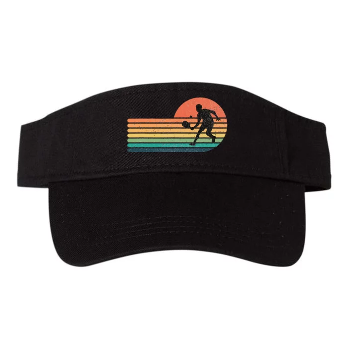 Distressed Pickleball Server Sunset Valucap Bio-Washed Visor