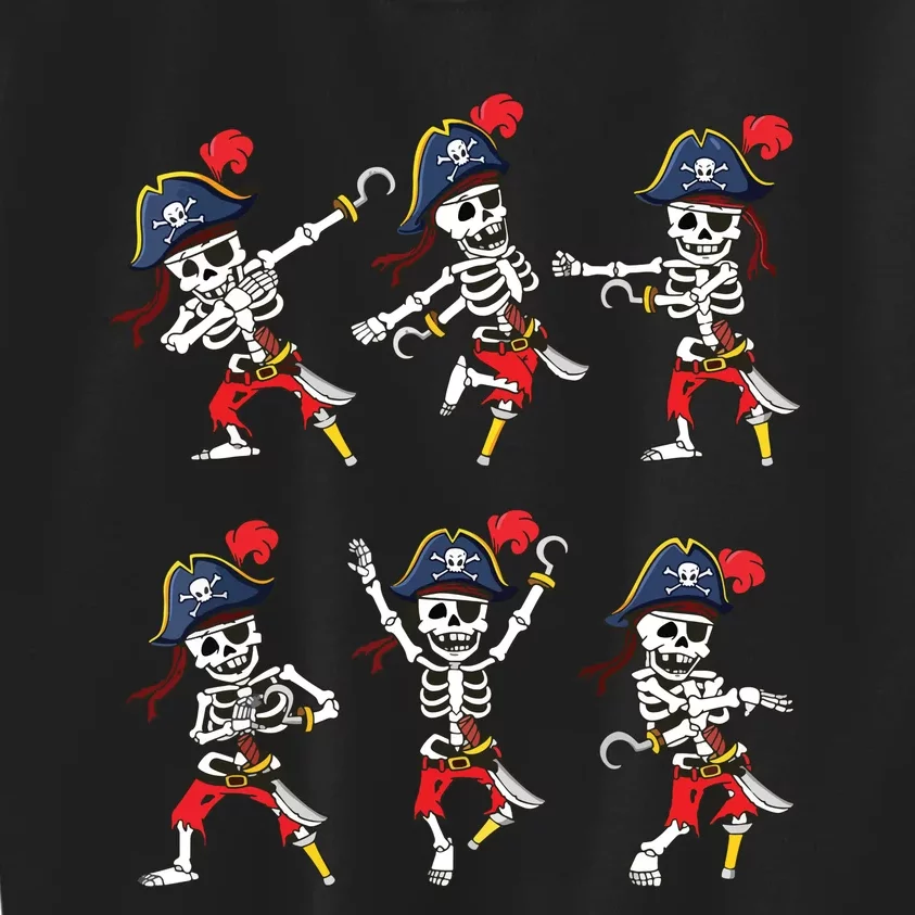 Dancing Pirate Skeletons Dance Challenge Boy Halloween Kids Sweatshirt