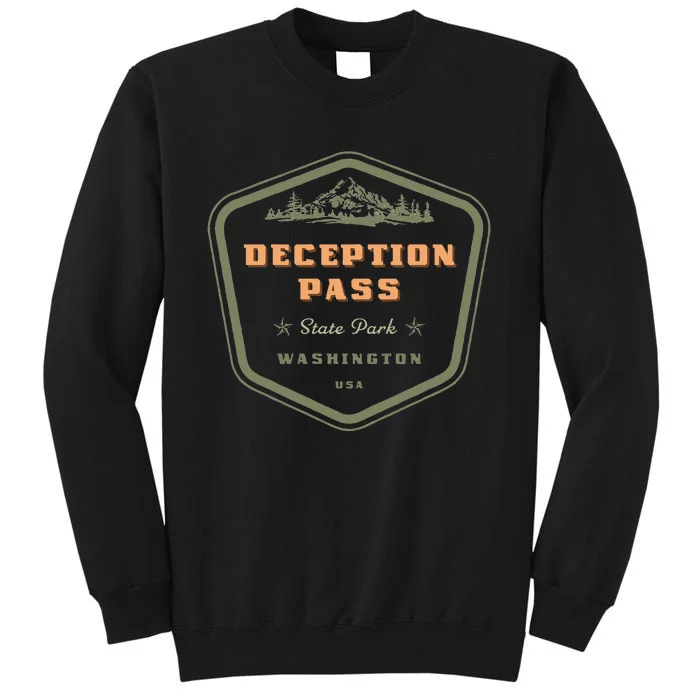 Deception Pass State Park Washington Retro Vintage Sweatshirt