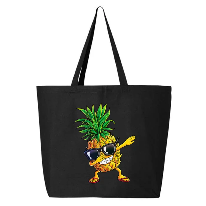 Dabbing Pineapple Sunglasses Aloha Beaches Hawaii Hawaiian 25L Jumbo Tote