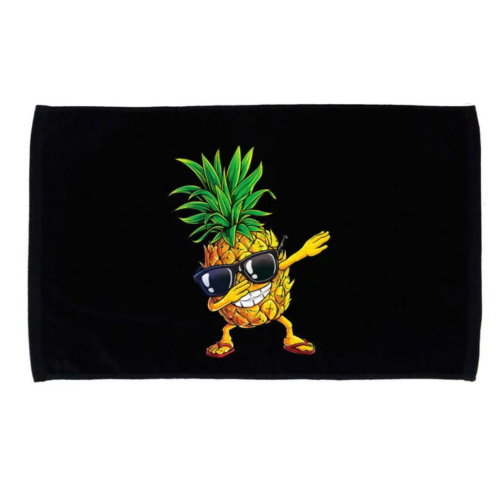 Dabbing Pineapple Sunglasses Aloha Beaches Hawaii Hawaiian Microfiber Hand Towel