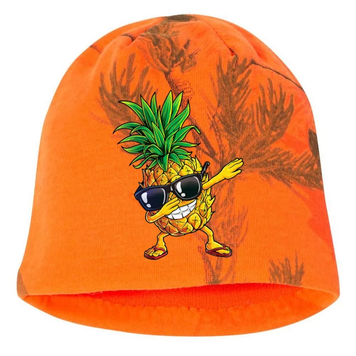 Dabbing Pineapple Sunglasses Aloha Beaches Hawaii Hawaiian Kati - Camo Knit Beanie