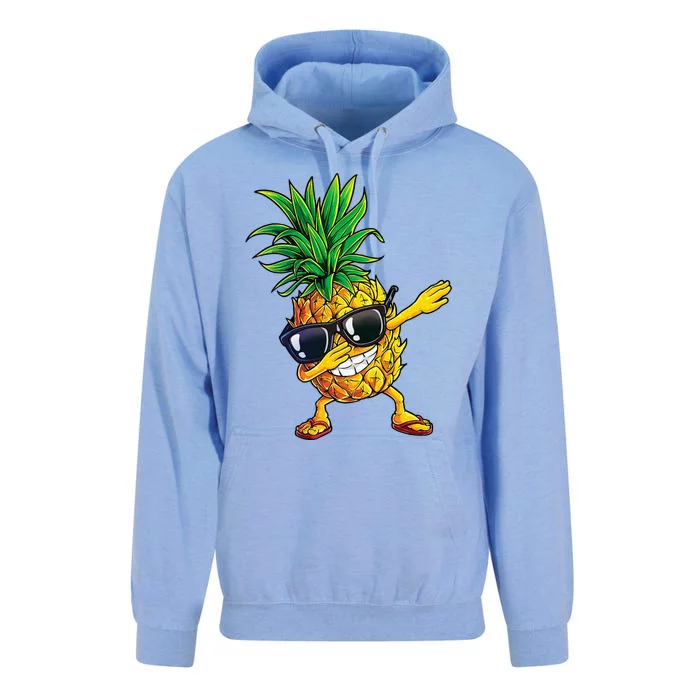 Dabbing Pineapple Sunglasses Aloha Beaches Hawaii Hawaiian Unisex Surf Hoodie