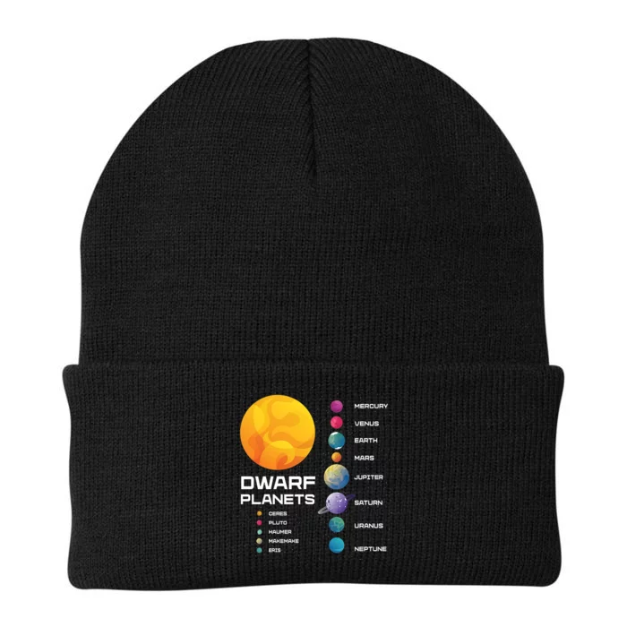 Dwarf Planets Space Astronaut Galaxy Mars Earth Venus Mercury Jupiter Knit Cap Winter Beanie