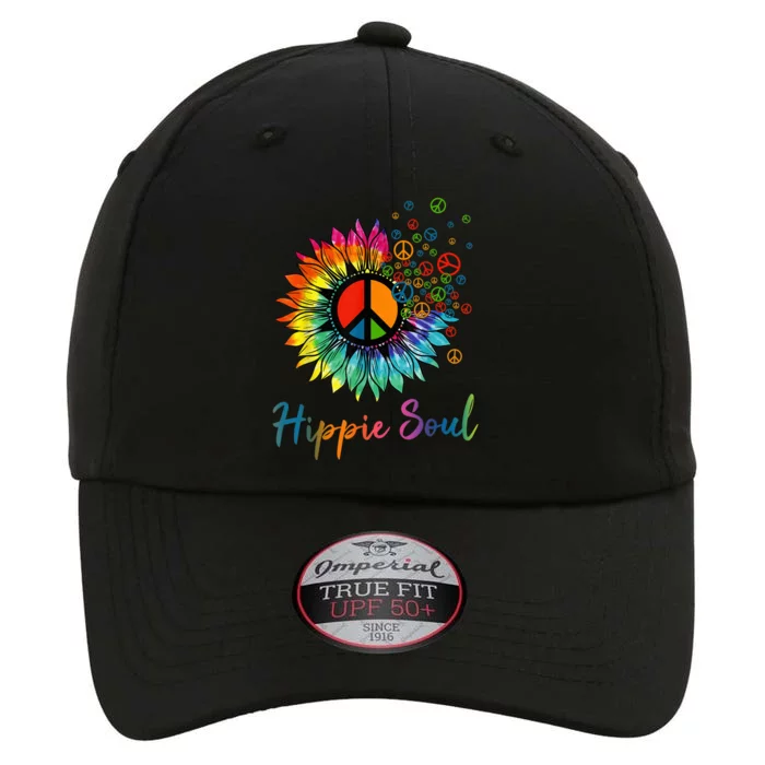 Daisy Peace Sign Hippie Soul Retro Hippie Flower Lovers The Original Performance Cap