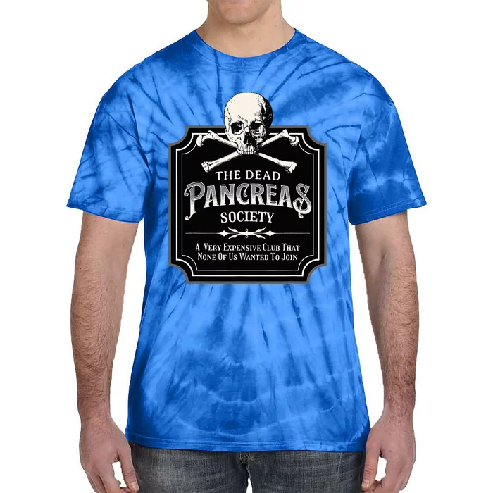 Dead Pancreas Society Type One Diabetes T1d Awareness Skull Tie-Dye T-Shirt