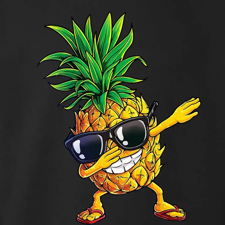 Dabbing Pineapple Sunglasses Aloha Beaches Hawaii Hawaiian Toddler Hoodie