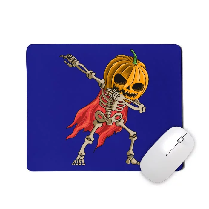 Dabbing Pumpkin Skeleton Costume Dab Halloween Costume Day Gift Mousepad