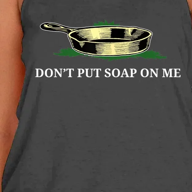 Don't Put Soap On Me Women's Knotted Racerback Tank