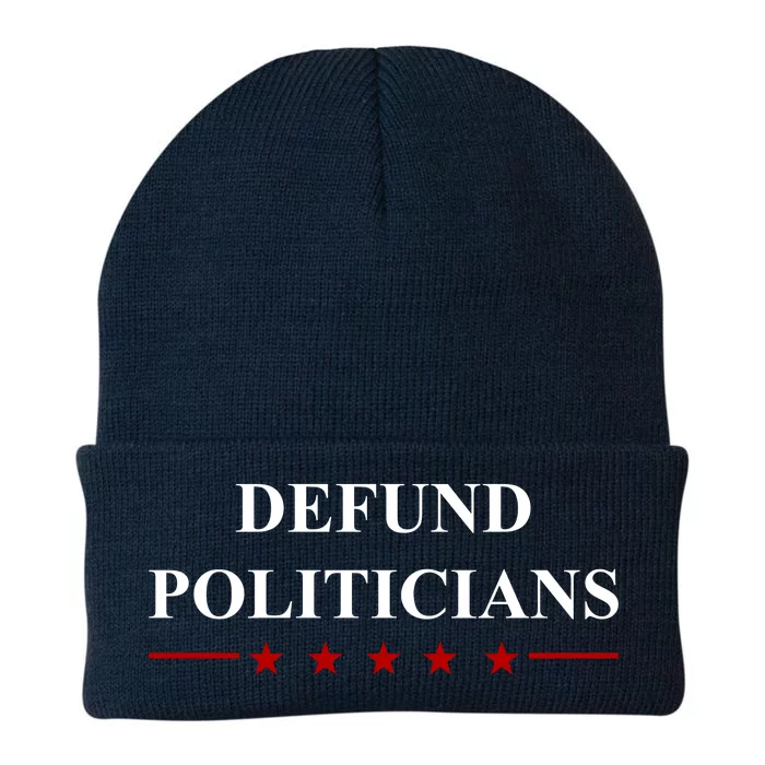 Defund Politicians Simple Logo Knit Cap Winter Beanie