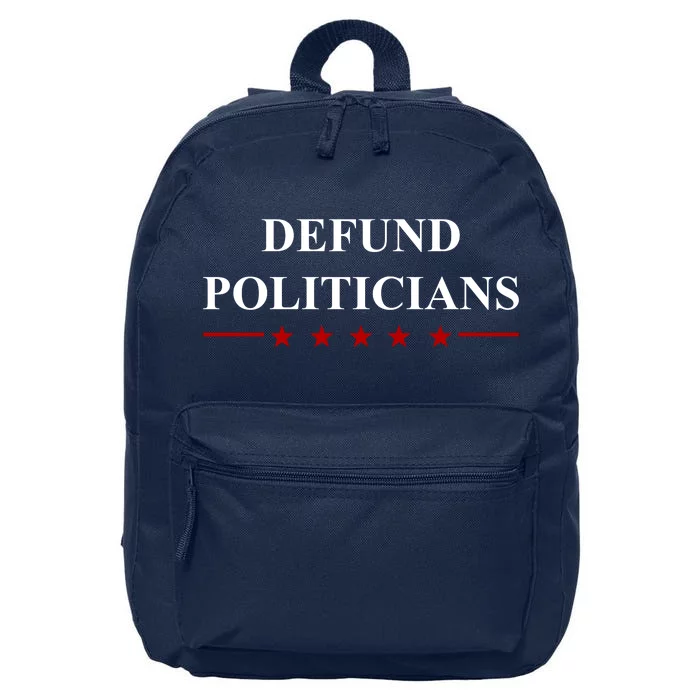 Defund Politicians Simple Logo 16 in Basic Backpack