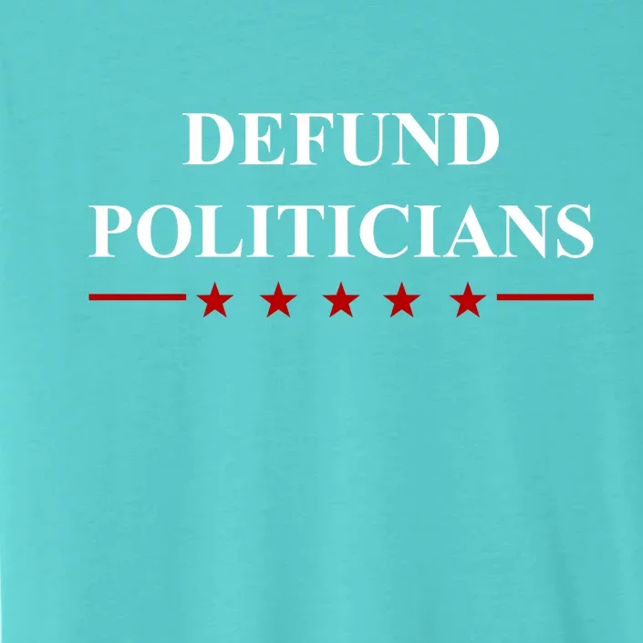 Defund Politicians Simple Logo ChromaSoft Performance T-Shirt