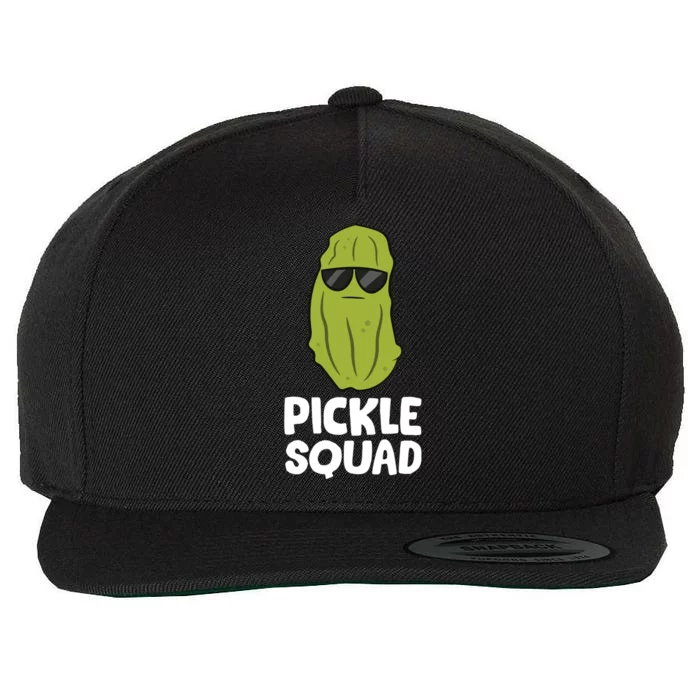 Dill Pickle Squad Pickles Food Team Pickles Love Pickles Gift Wool Snapback Cap