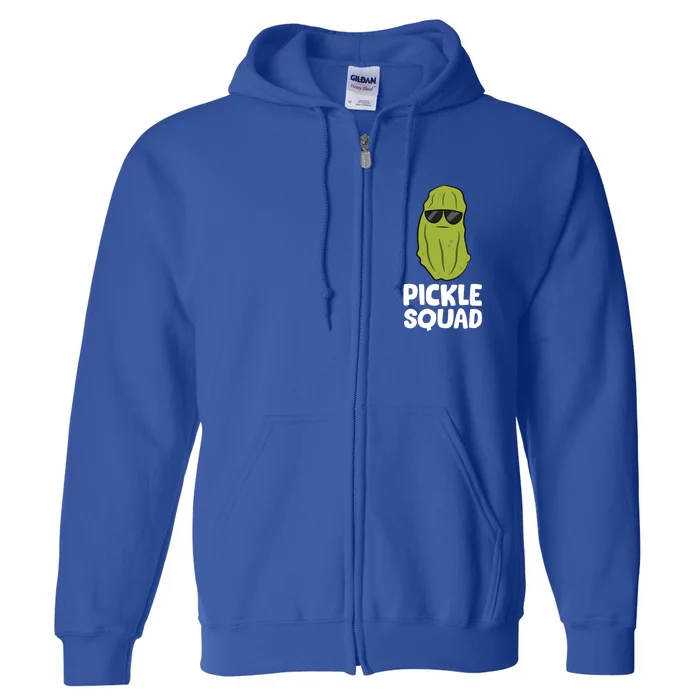 Dill Pickle Squad Pickles Food Team Pickles Love Pickles Gift Full Zip Hoodie