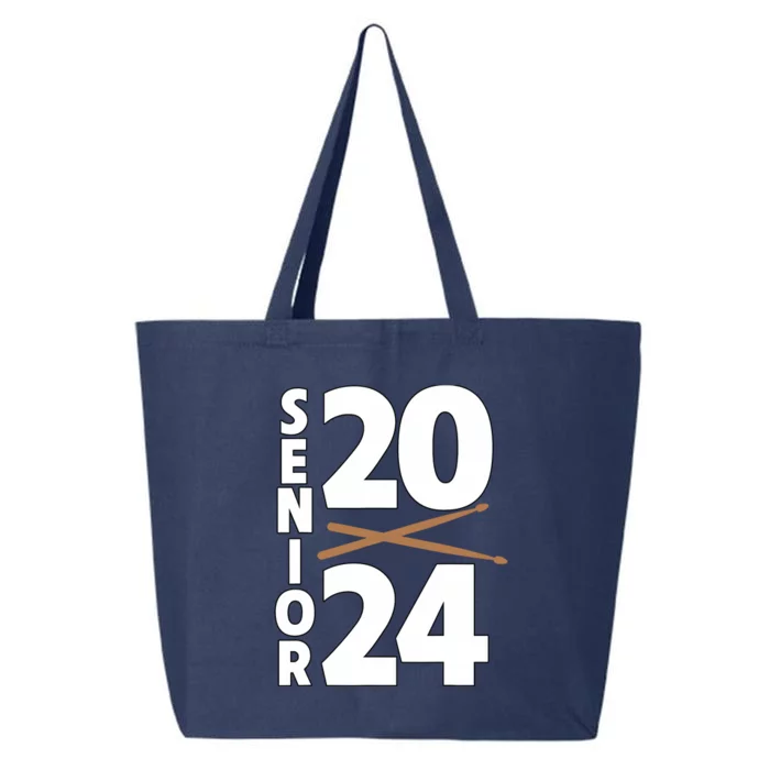 Drum Player Senior Class Of 2024 Marching Band Student 25L Jumbo Tote