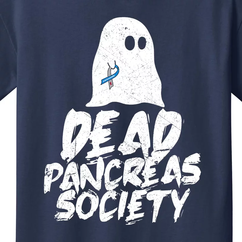 Dead Pancreas Society Diabetes Awareness Sugar Skull Gifts Kids T-Shirt