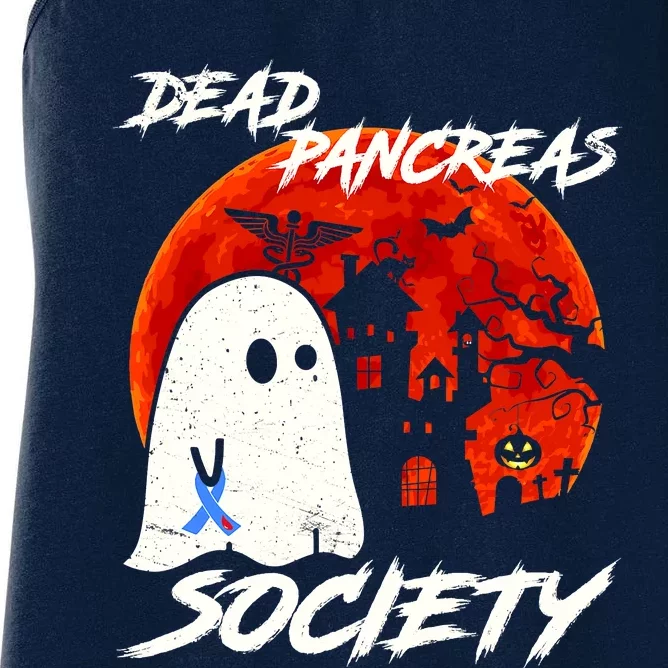 Dead Pancreas Society Diabetes Awareness Funny Diabetic Women's Racerback Tank