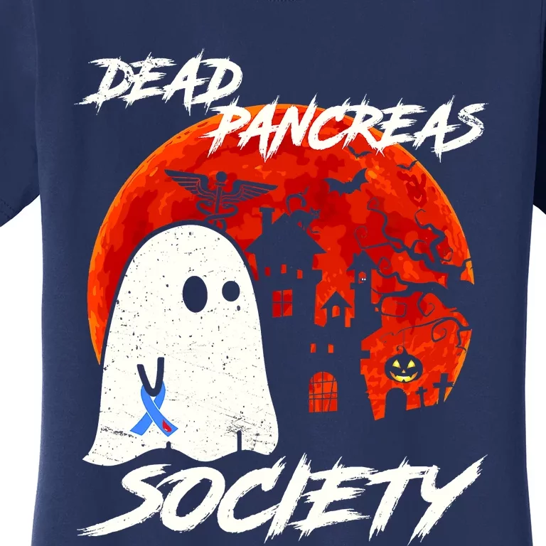 Dead Pancreas Society Diabetes Awareness Funny Diabetic Women's T-Shirt