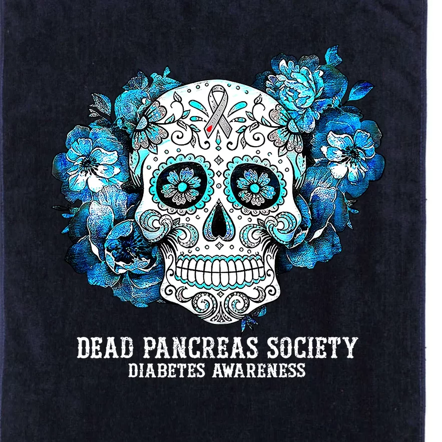 Dead Pancreas Society Diabetes Awareness Funny Diabetic Platinum Collection Golf Towel