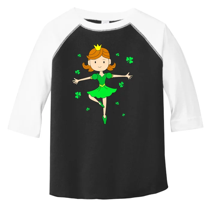 Dancing Princess St Patricks Ballerina Toddler Fine Jersey T-Shirt