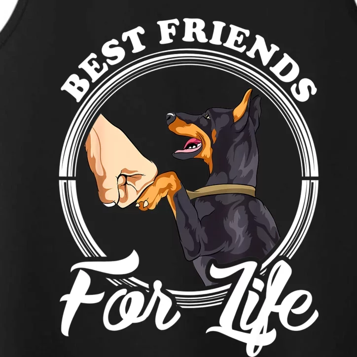 Doberman Pinscher Shirt Funny Doberman Lover Performance Tank