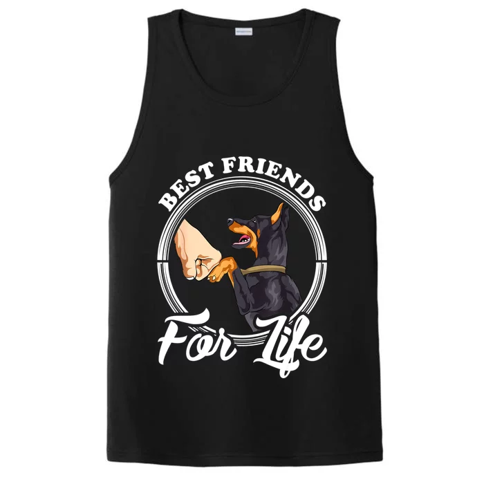 Doberman Pinscher Shirt Funny Doberman Lover Performance Tank