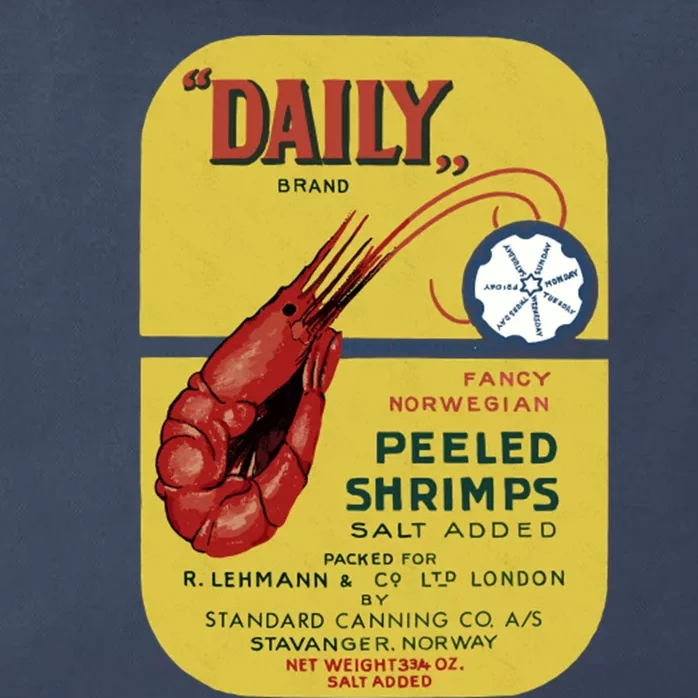 Daily Peeled Shrimps Zip Tote Bag