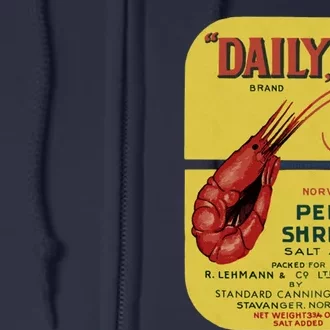 Daily Peeled Shrimps Full Zip Hoodie