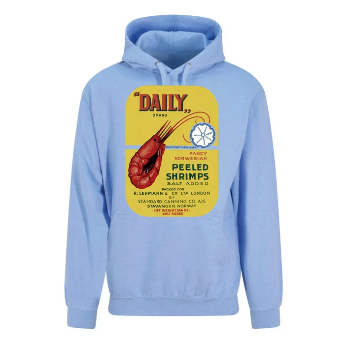 Daily Peeled Shrimps Unisex Surf Hoodie