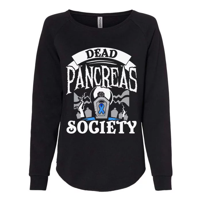 Dead Pancreas Society Halloween Trick Or Treating Diabetes Womens California Wash Sweatshirt