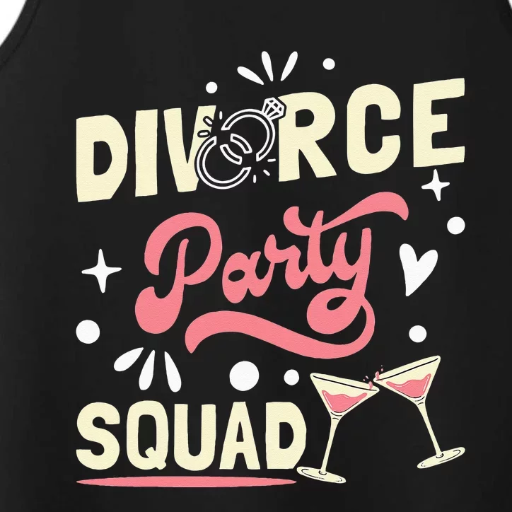 Divorce Party Squad Performance Tank