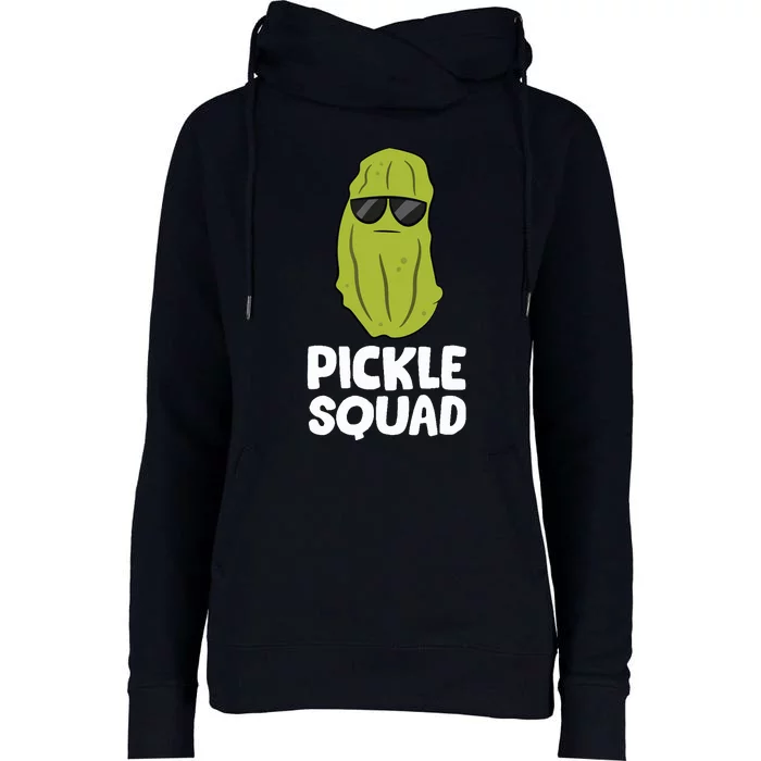 Dill Pickle Squad Pickles Food Team Pickles Love Pickles Womens Funnel Neck Pullover Hood