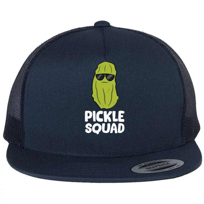 Dill Pickle Squad Pickles Food Team Pickles Love Pickles Flat Bill Trucker Hat