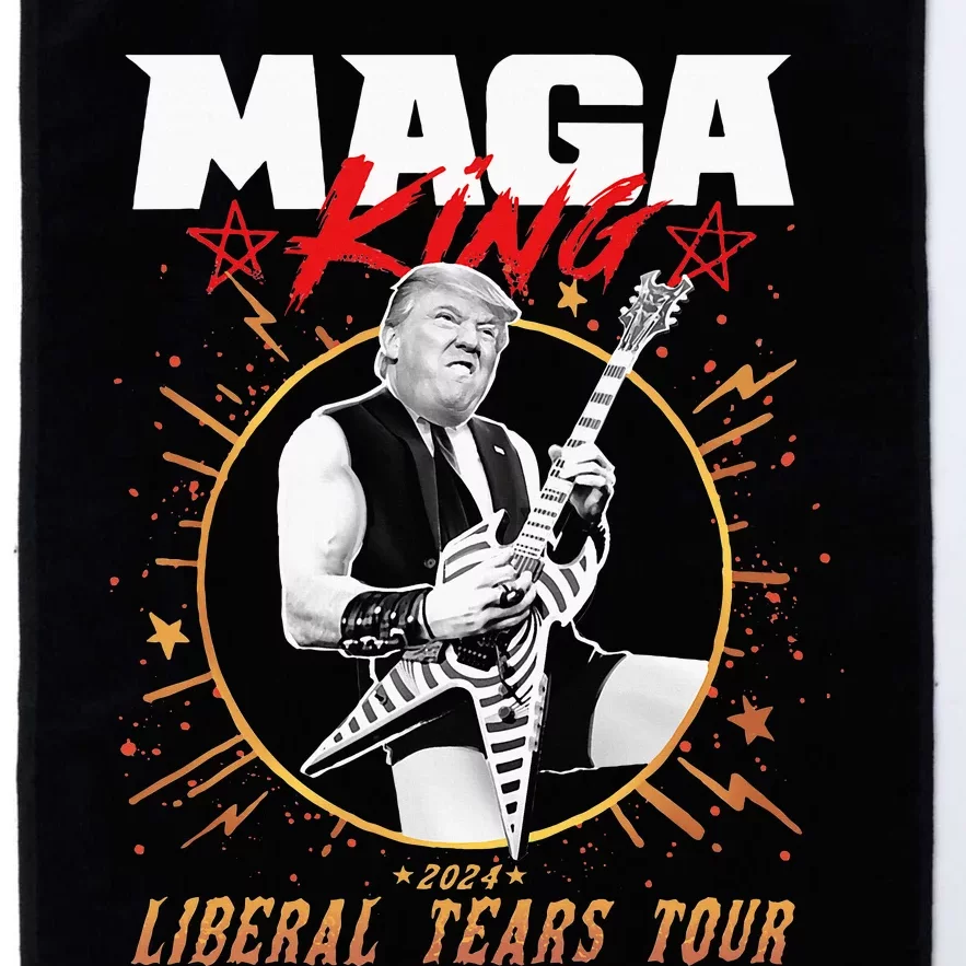 Donkey Pox Song Trump Playing Guitar Solo For Liberal Tears Platinum Collection Golf Towel