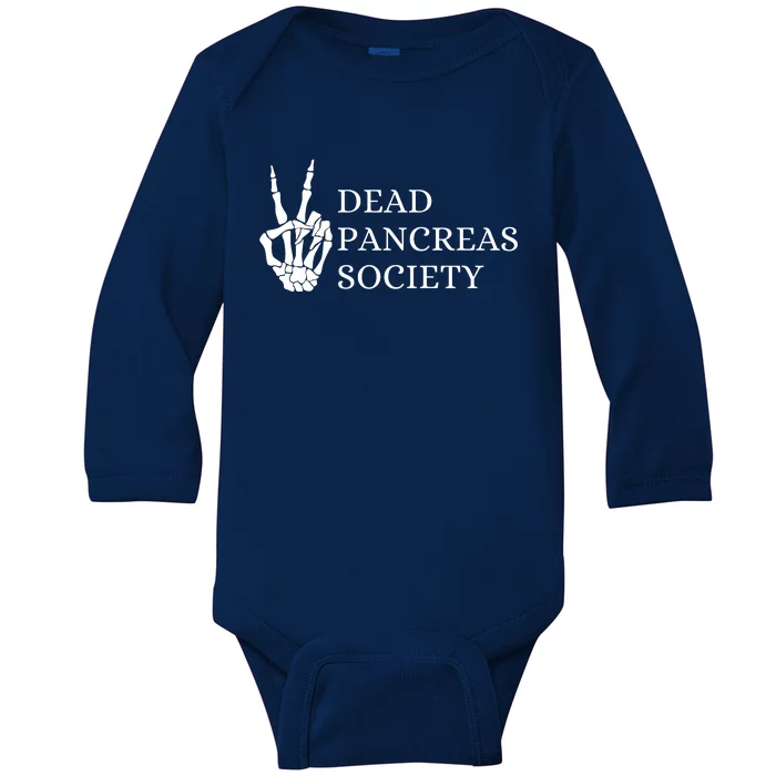 Dead Pancreas Society Baby Long Sleeve Bodysuit