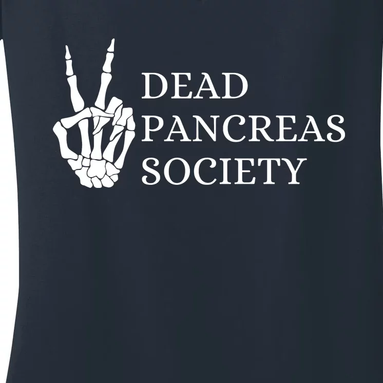 Dead Pancreas Society Women's V-Neck T-Shirt