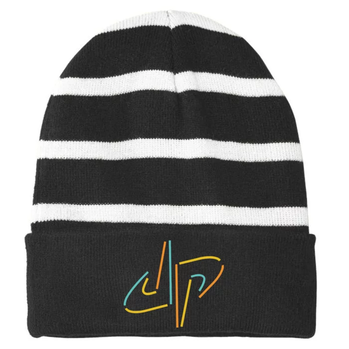 Dude Perfect Sport Mode Striped Beanie with Solid Band