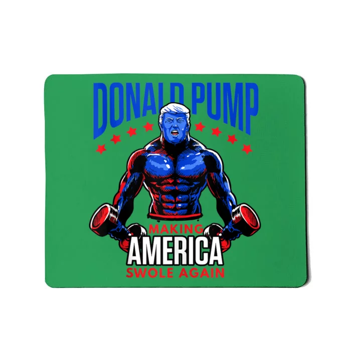 Donald Pump Swole America Trump Weight Lifting Gym Fitness Mousepad