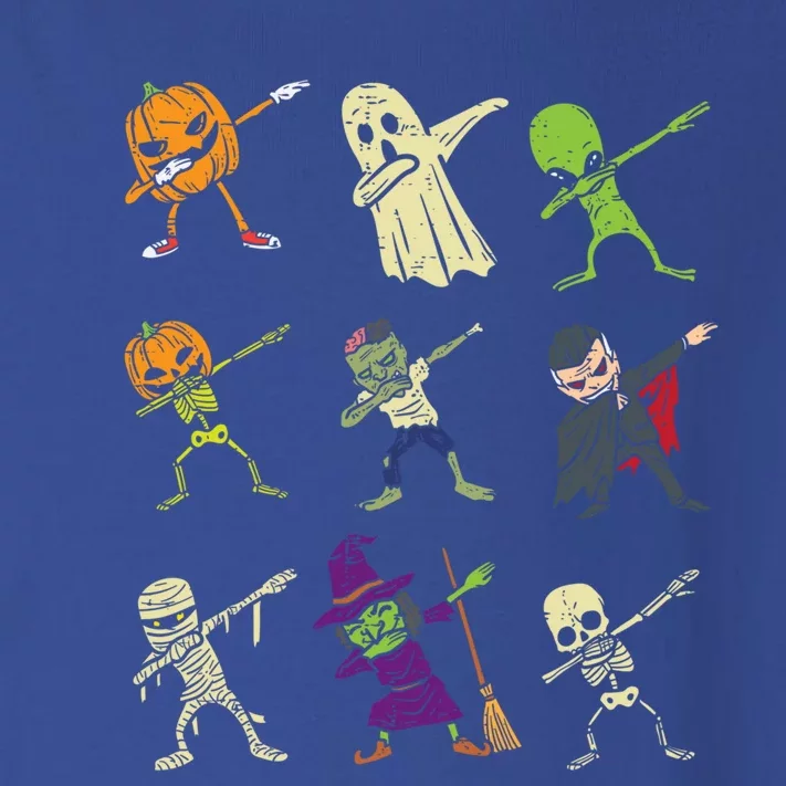 Dab Pumpkin Skeleton Ghost Alien Zombie Halloween Gift Toddler Long Sleeve Shirt