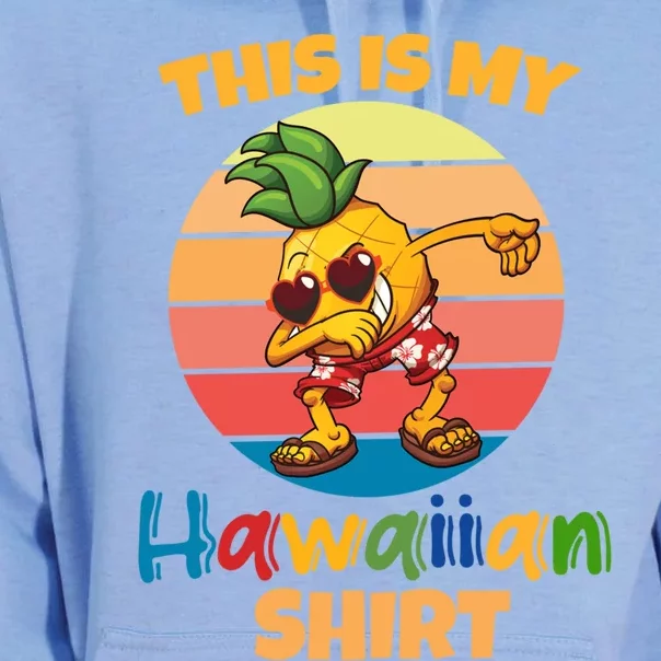 Dabbing Pineapple Sunglasses Boys This Is My Hawaiian Gift Unisex Surf Hoodie