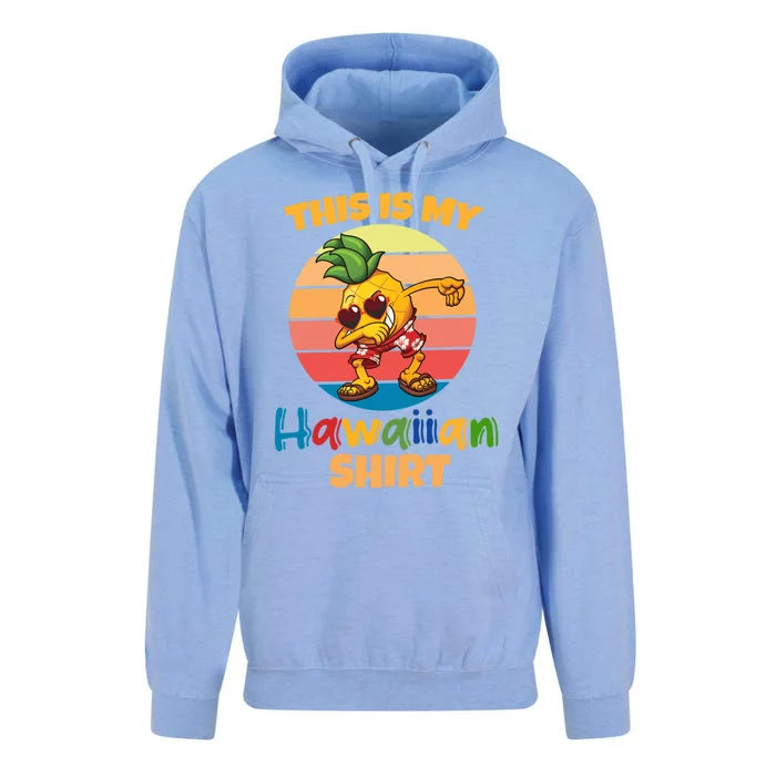 Dabbing Pineapple Sunglasses Boys This Is My Hawaiian Gift Unisex Surf Hoodie