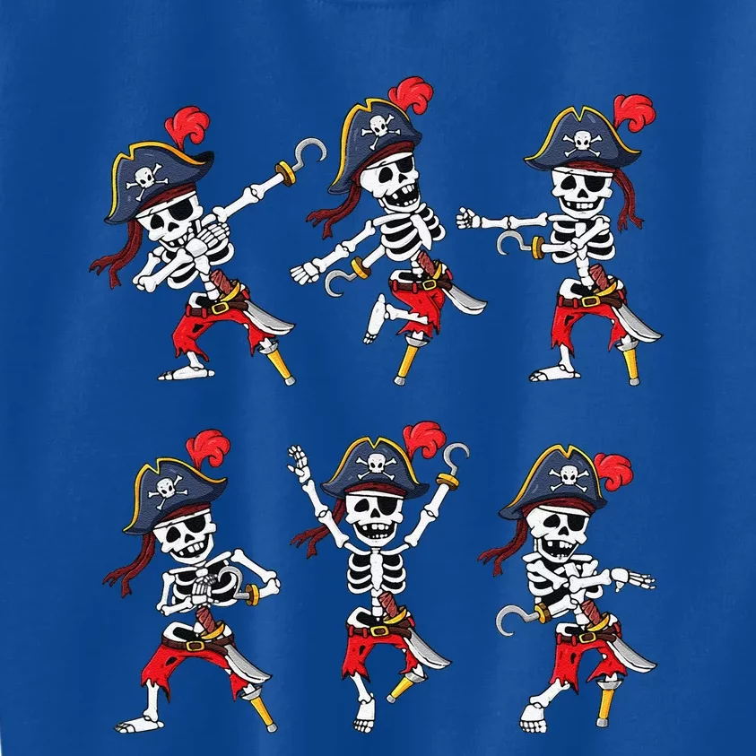 Dancing Pirate Skeletons Dance Challenge Halloween Kids Sweatshirt