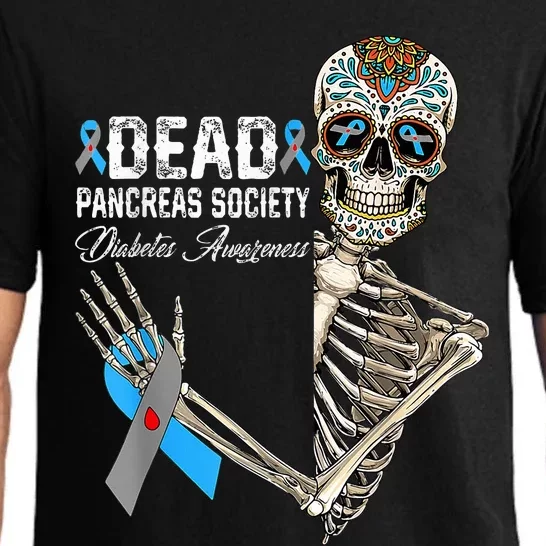 Dead Pancreas Society Diabetes Awareness Day Sugar Skeleton Pajama Set