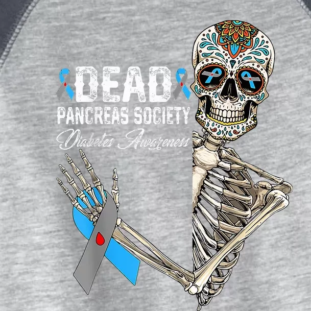 Dead Pancreas Society Diabetes Awareness Day Sugar Skeleton Toddler Fine Jersey T-Shirt